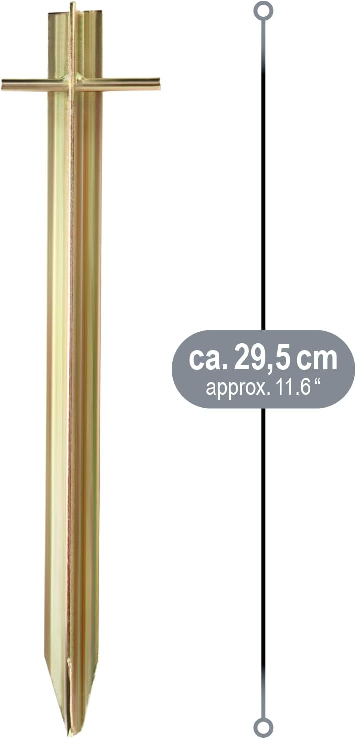 com-four® 8X Zelt-Heringe aus Stahl - Lange und robuste Erdnägel mit T-Profil für Camping und Outdoo
