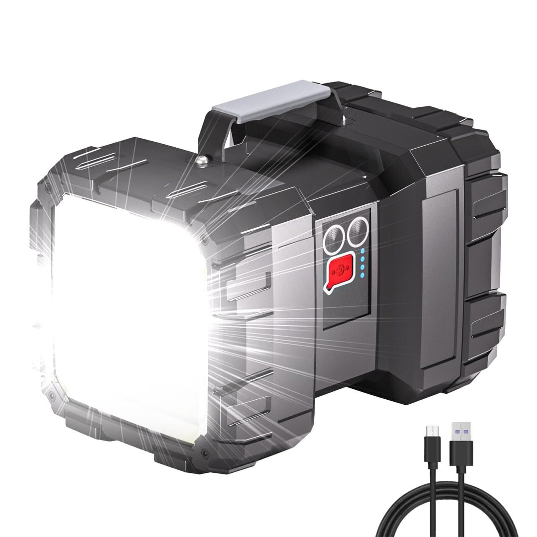 LETOUR Taschenlampe,Taschenlampe Camping Taschenlampe LED Aufladbar LED Taschenlampe Extrem Hell 400