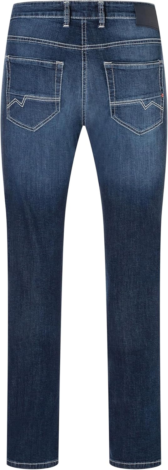 MAC Jeans Herren Jeans Hose Arne Pipe Stretchdenim Blue Used 30W / 32L Tiefes Blau, 30W / 32L Tiefes