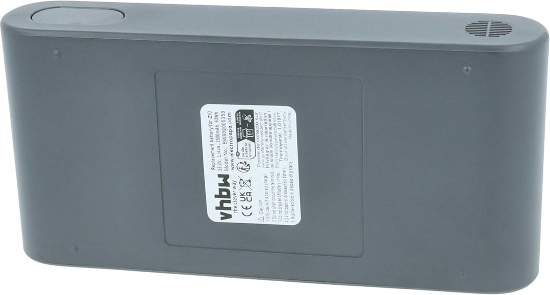 vhbw Akku kompatibel mit Dreame Z10 | Z10 Station Staubsauger Grau (2500 mAh, 25,2 V, Li-Ion)