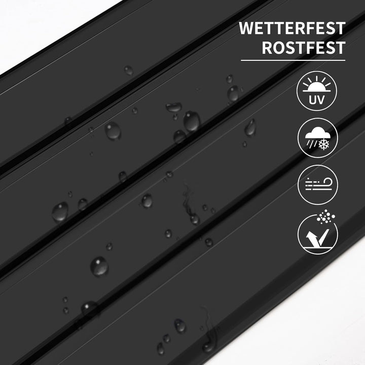 Mondeer Trapezbleche, 24 Stück Wellblechplatten für dach, 115 x 45 cm, 12m², Geeignet für Carportdäc