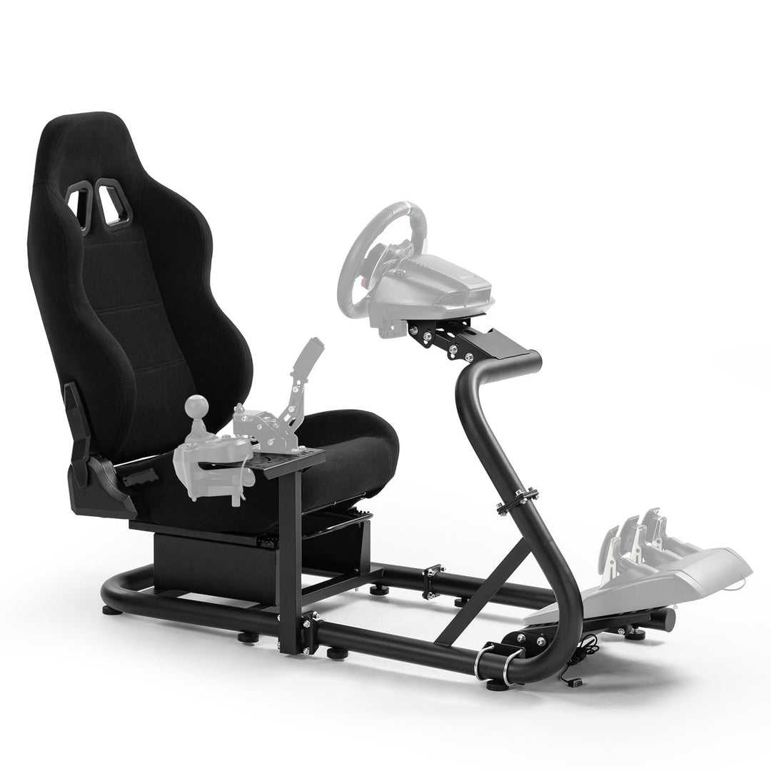 Dardoo Racing Simulator Cockpit mit verstellbarem Sitz Fit für Logitech/Thrustmaster/Fanatec G923 G2