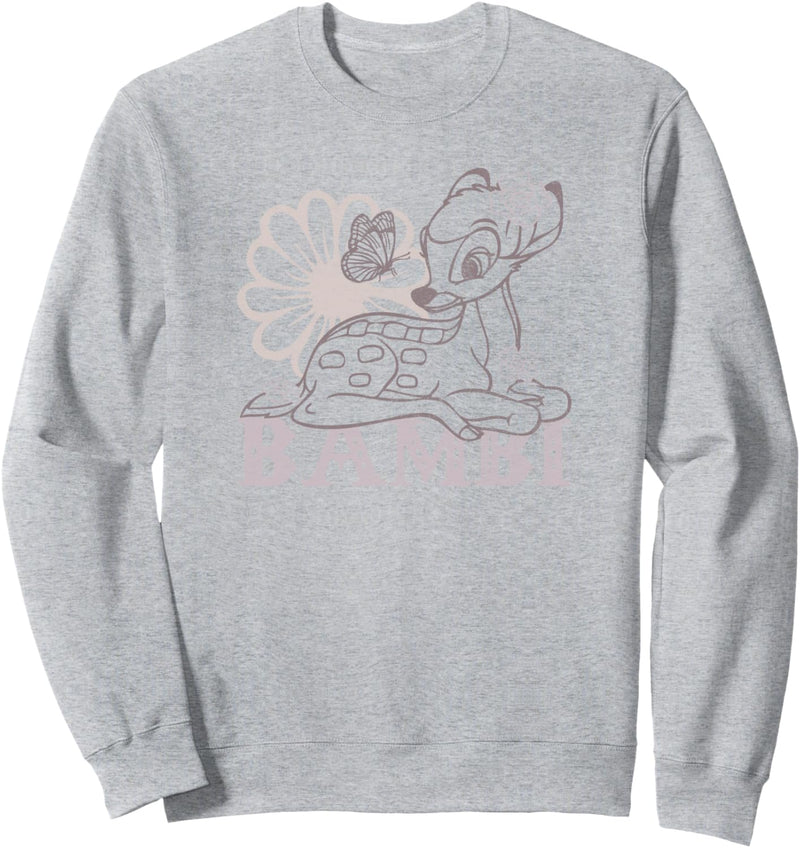 Disney Bambi Floral Outline Light Sweatshirt