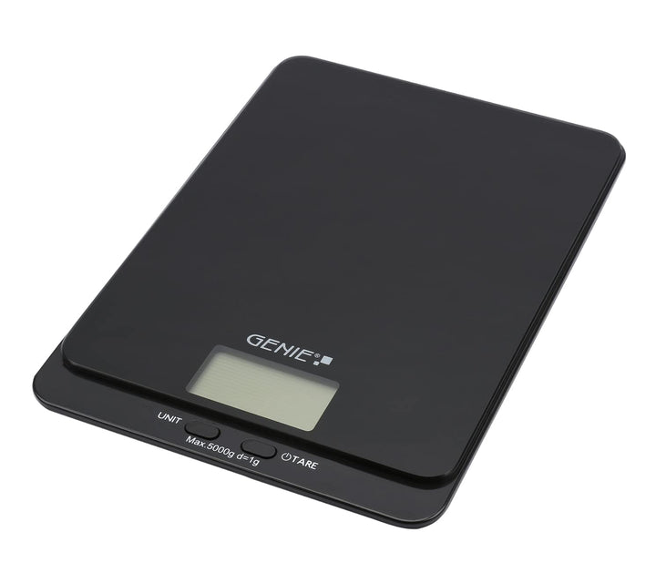 : GENIE Digitale Küchenwaage für Präzises Backen & Kochen - 5kg/1g, TARA-Funktion, LCD-Display, Inkl