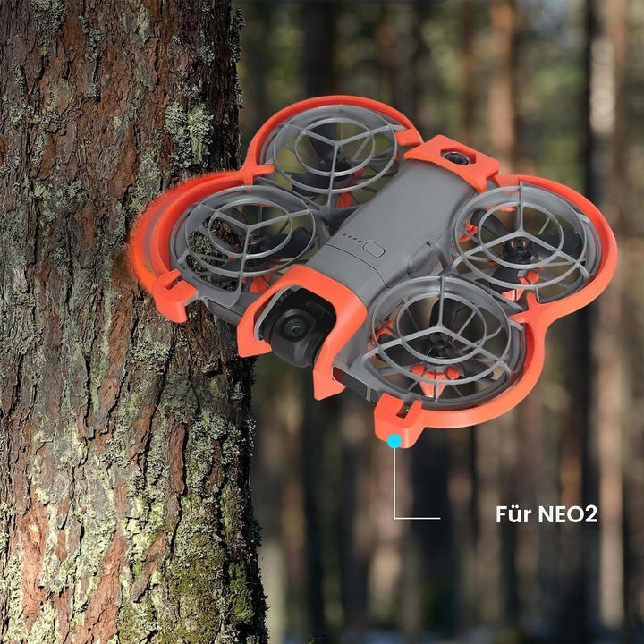 3-in-1 Anti-Kollisionsschutz-Set für DJI Neo 2 Zubehör, Propellerschutz + Landegestell + Gimbal-Stos