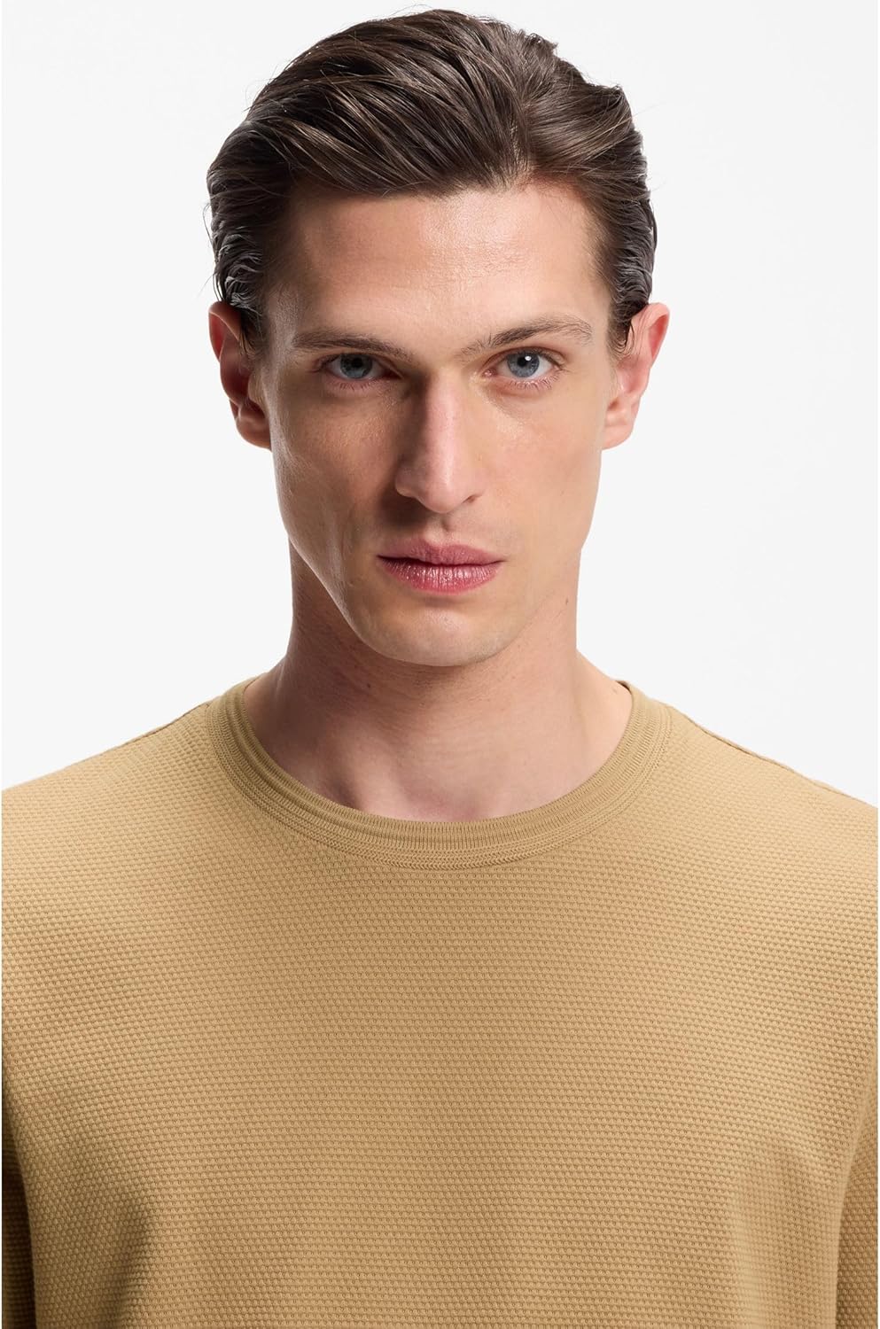 BOSS Herren Plain Short Sleeve Crewneck T-Shirt T-Shirt (1er Pack) XS Mittel Beige260, XS Mittel Bei