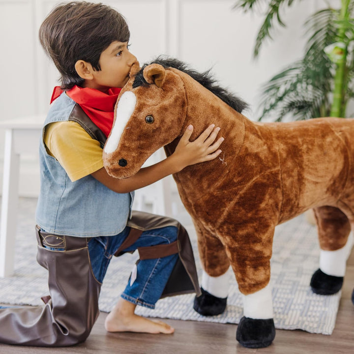 Melissa & Doug 14273 Cowboy-Rollenspiel-Kostüm-Set | Cowboyhut Kostüm | Baby-Cowboy-Outfit | Rollens