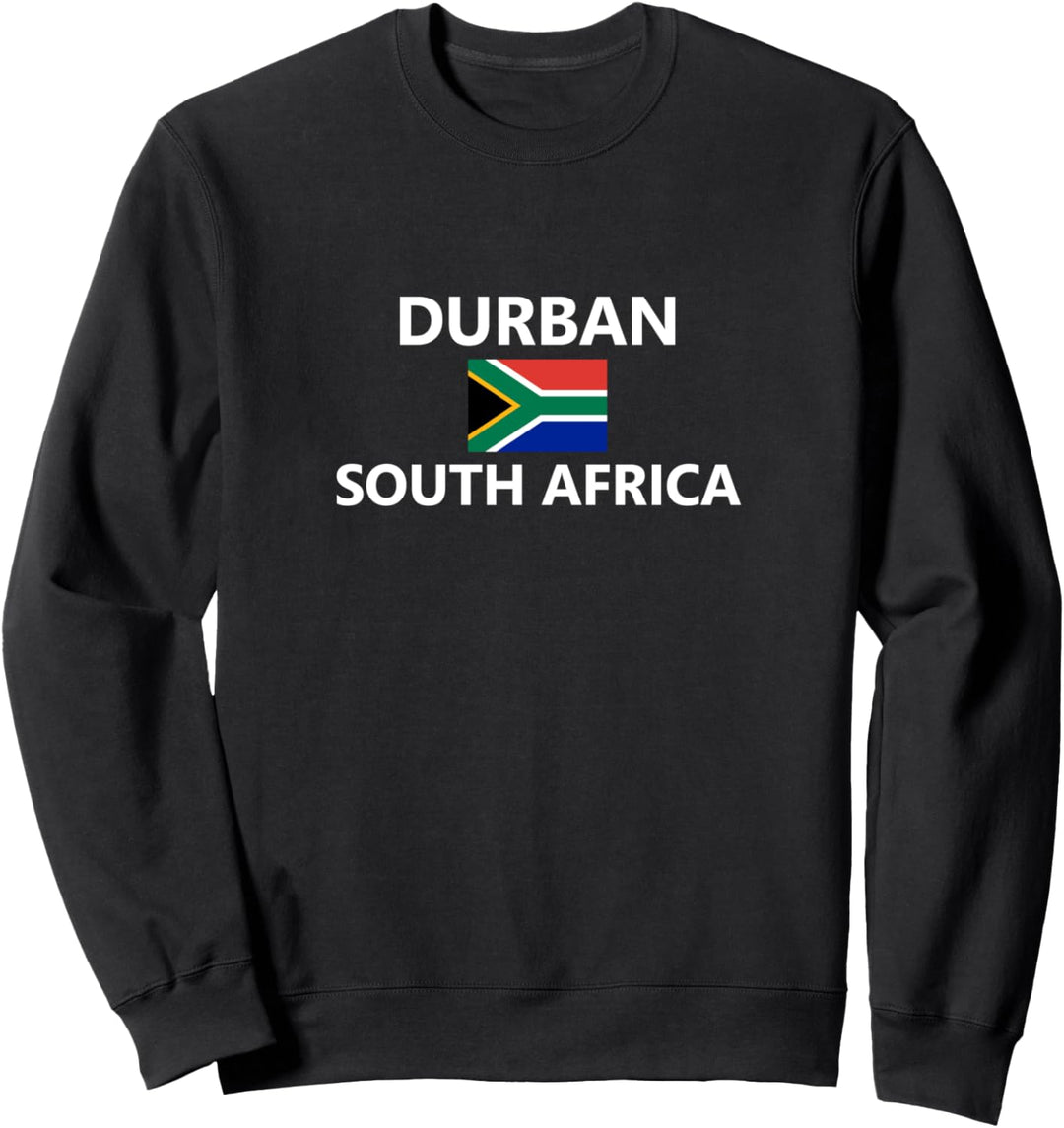 Durban Südafrika Afrikanische Flaggenstadt South Africa Flag Sweatshirt