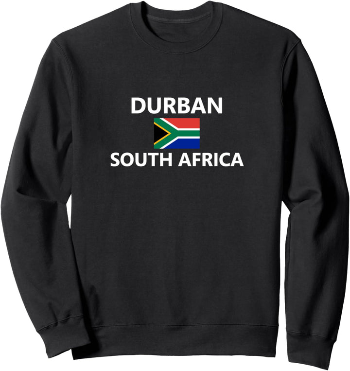 Durban Südafrika Afrikanische Flaggenstadt South Africa Flag Sweatshirt