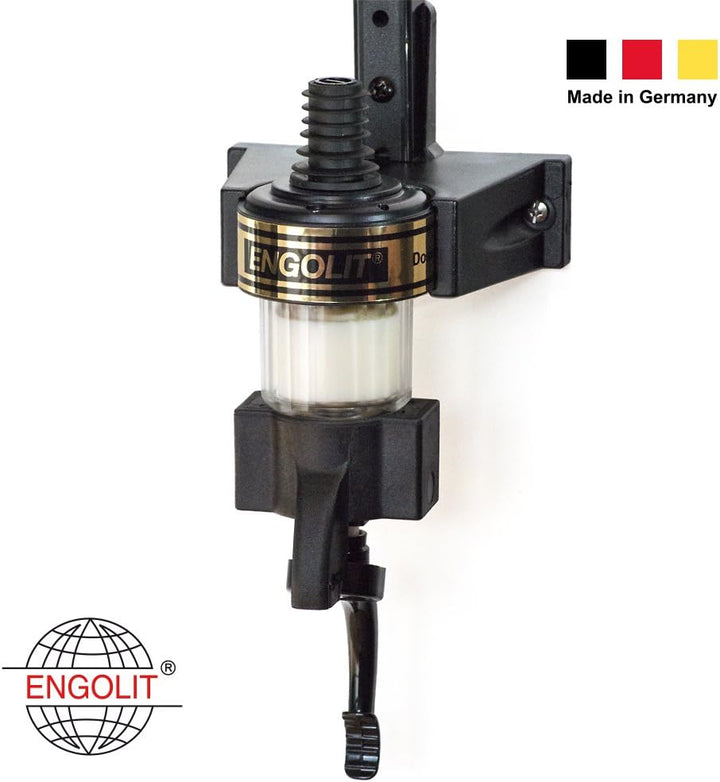 2 cl ENGOLIT Dosierer (Hygienischer Finger Push) inkl. Flaschenhalter | Made in Germany | Schnapsspe