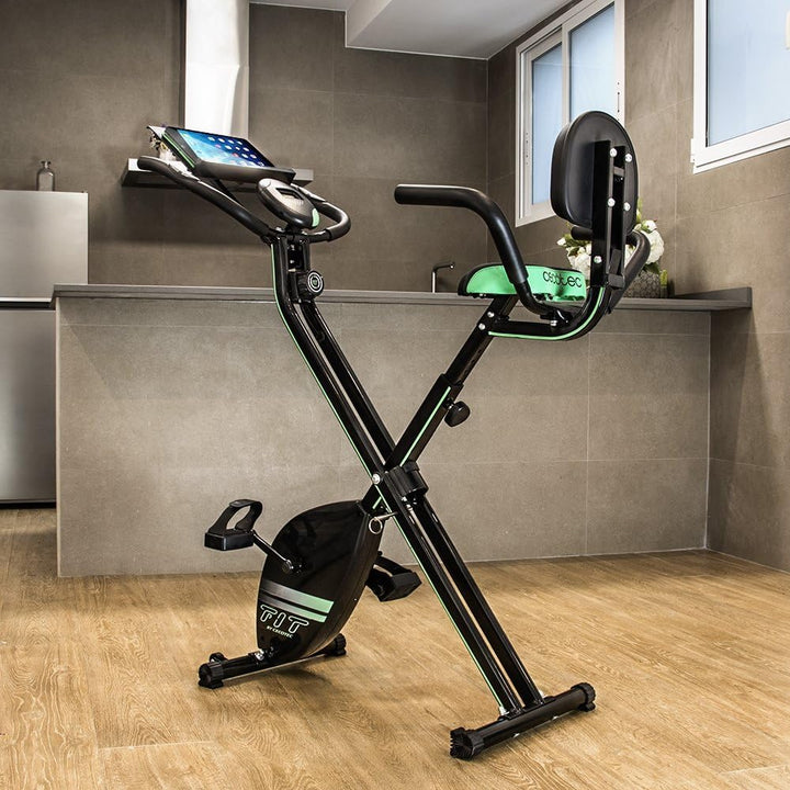 Cecotec X-Bike Folding Magnetic Exercise Bike (Faltbar | Mit Rückenlehne)