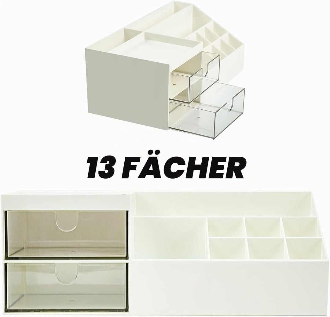 Make-up Organizer mit Schubladen Beauty Organizer Make-up Lagerung Kosmetische Schminktisch Organize