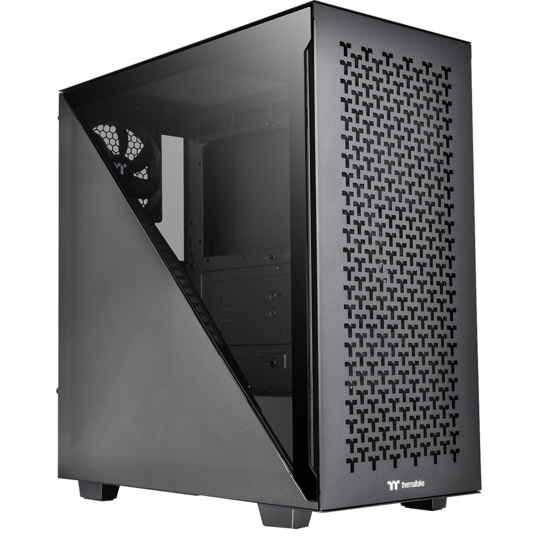Thermaltake Divider 300 TG Air Black | Mid-Tower-ATX-PC-Gehäuse | gehärtetes Glasseitenteil | Mesh-P
