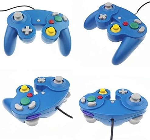 2 Controller Rot Blau + Verlängerungskabel für Nintendo Game Cube Controller GC Verlängerung Extansi