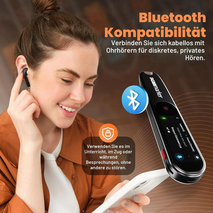 Scanmarker Pal – Stift Scanner, Übersetzungsstift & Lesestift mit Text-zu-Sprache | Übersetzer Stift