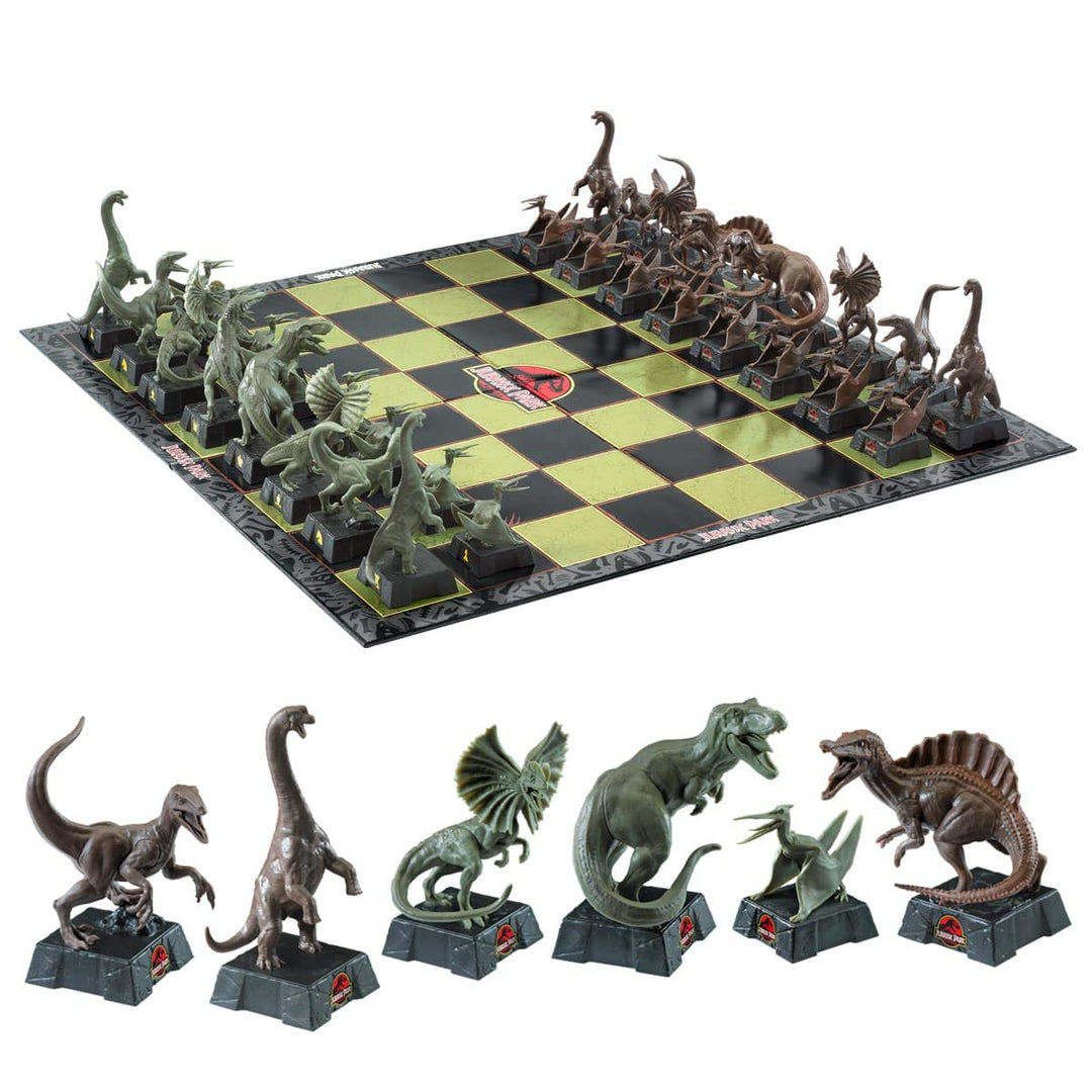 The Noble Collection Jurassic Park Chess Set Einzelbett, Einzelbett