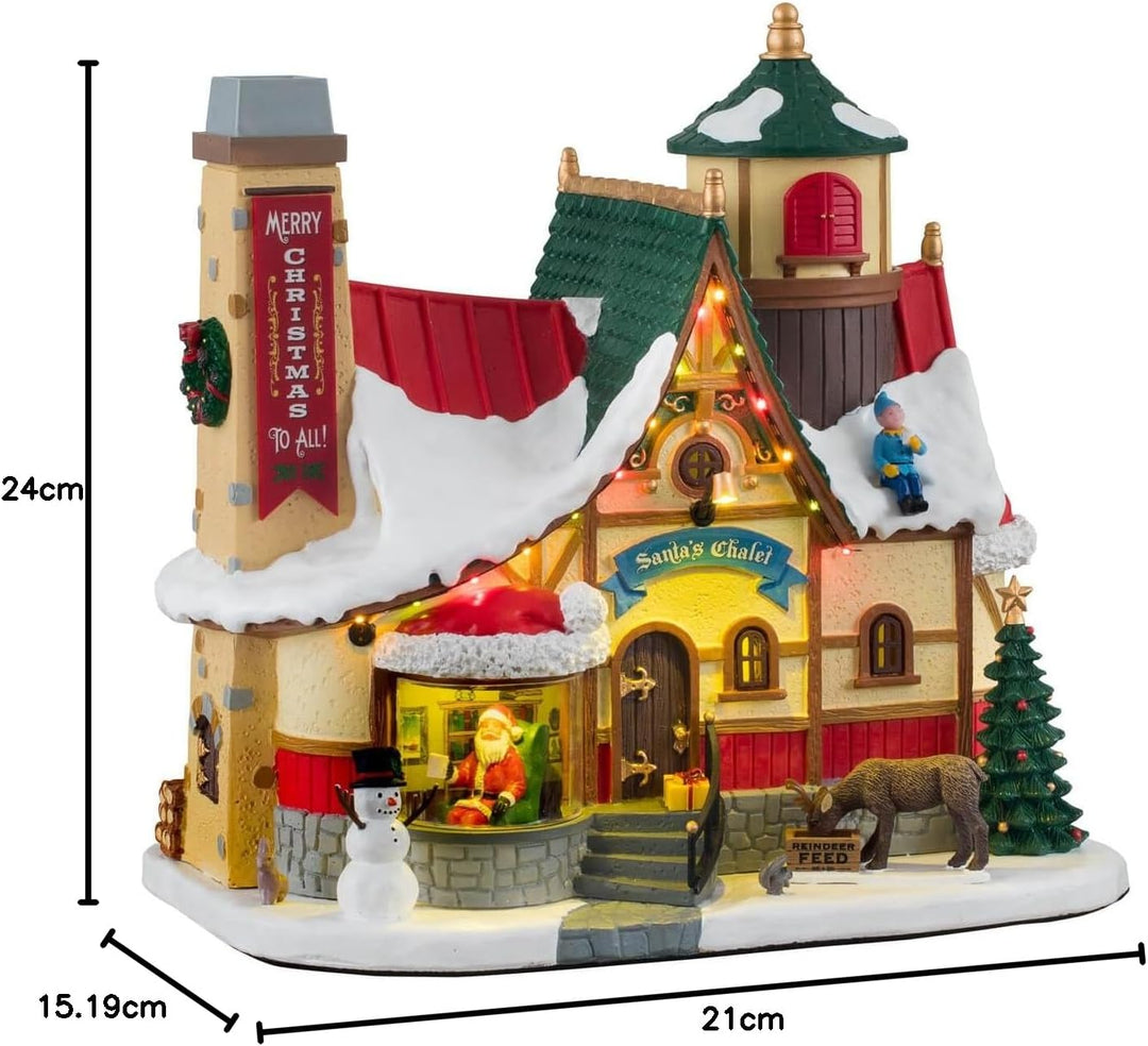 Lemax - Santa's Chalet, with 4.5v Adaptor