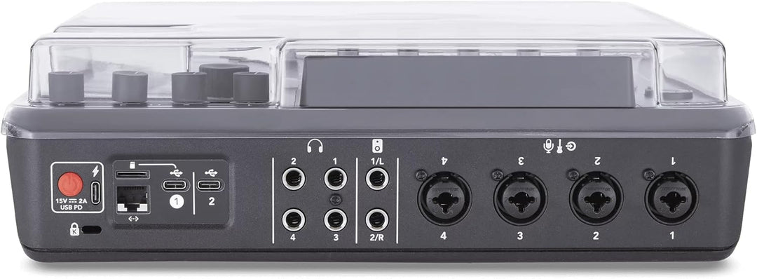 Decksaver Schutzhülle für Rodecaster Pro MK2 – Super-robuster Polycarbonat-Schutzdeckel in rauchfarb