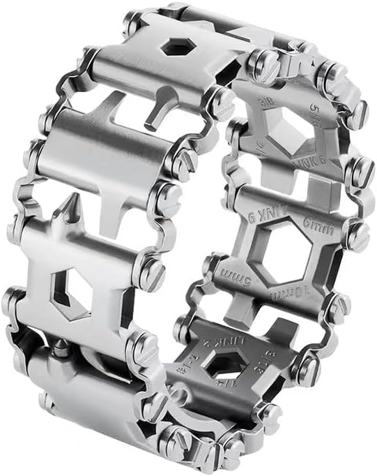 Multifunktions-Werkzeug-Armband-Schraubendreher, Dosenöffner, Flaschenöffner, Schraubenschlüssel, 29