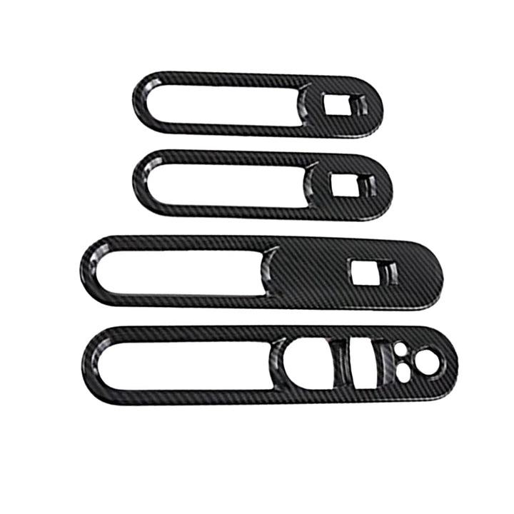 Riloer Carbon-Faser-Türfensterschalter-Abdeckungsverkleidung für BMVV Mini Clubman (F54) 2016-2022