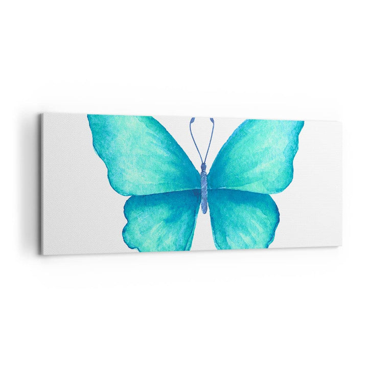 Wandbilder Dekoration Wohnzimmer Schmetterlinge Fliegen Kindheit Sommer Bilder auf Leinwand 120x50cm