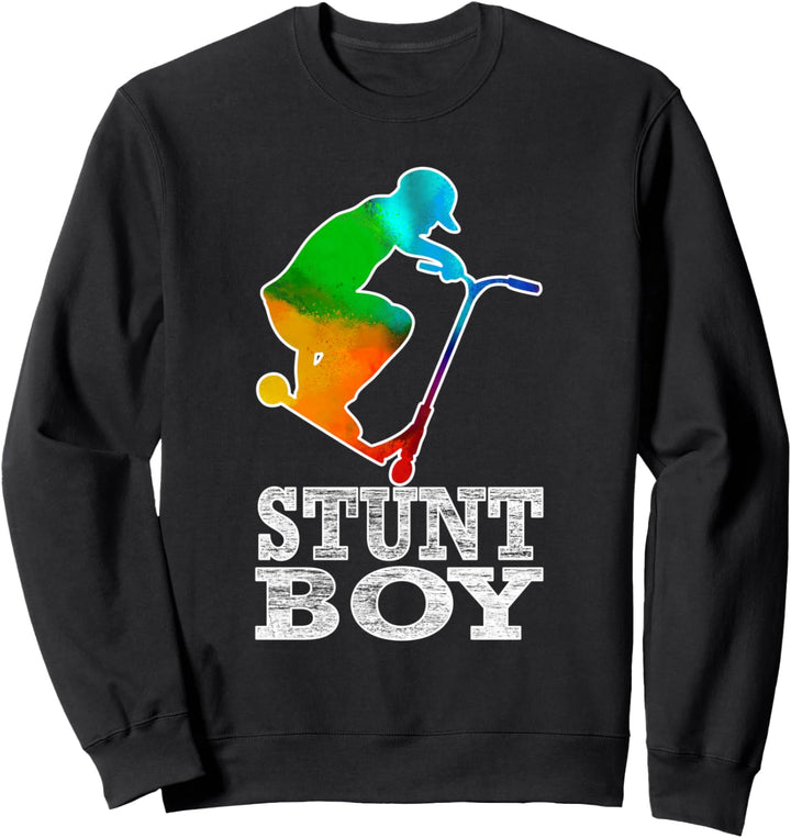 Stunt Boy für Stunt Scooter Fahrer und Skater Jungen Sweatshirt