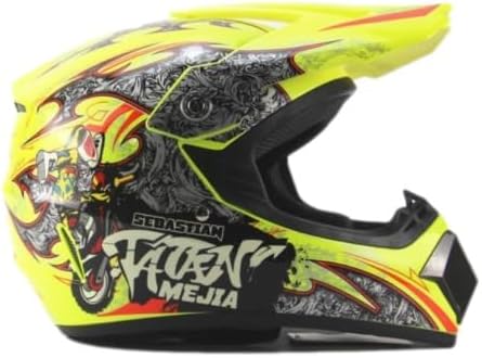Kinder Crosshelm Mejia – Motorradhelm für Kinder, ABS-Schale, robuster Kinderhelm für Downhill, Quad