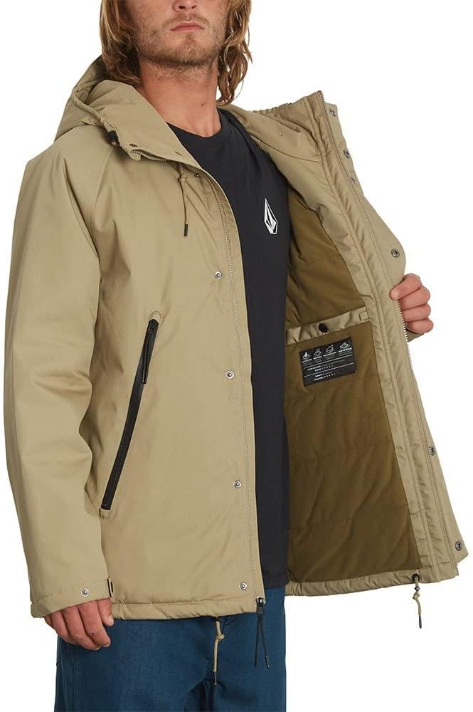 Volcom Herren Stoke Stone Jacket Jacke S Kaki, S Kaki
