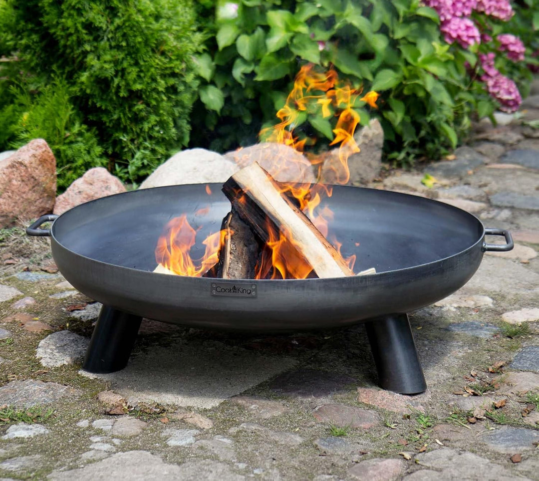 CookKing Bali | Garten Feuerschale 100 cm | Stahl Grill
