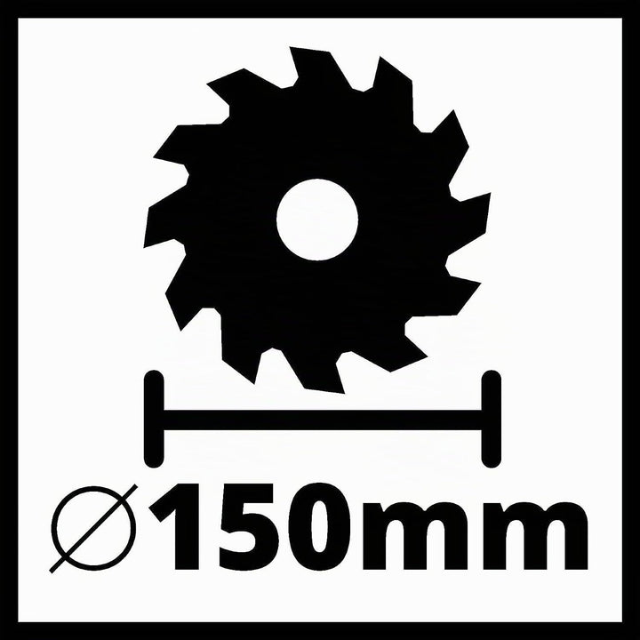 Einhell Akku-Handkreissäge TE-CS 18 Li-Solo Power X-Change (Lithium-Ionen, Staubabsaugadapter, Spind