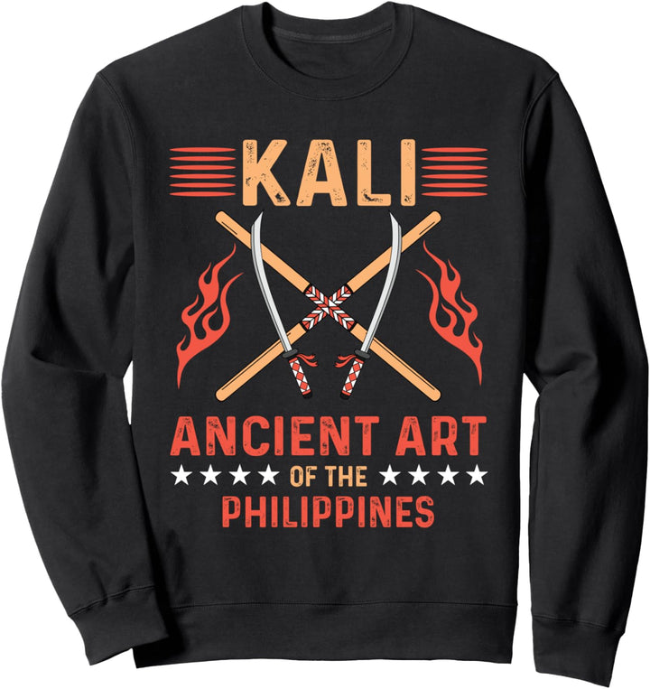 Great Kali Fighter Design Arnis FMA Eskrima Philippinen Sweatshirt