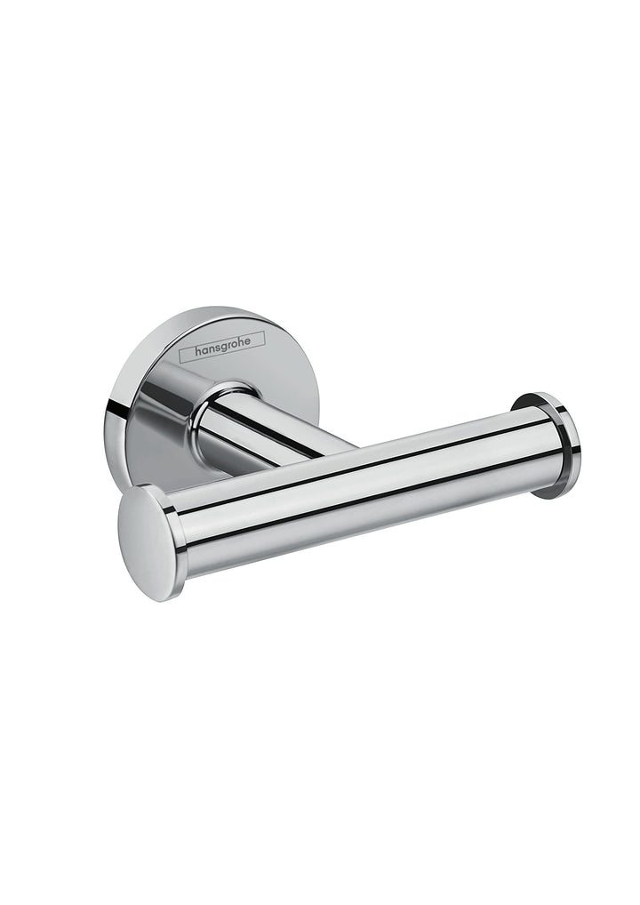 hansgrohe Logis Universal Handtuchhalter (Doppelhaken, Badzubehör) Chrom, Doppelhaken
