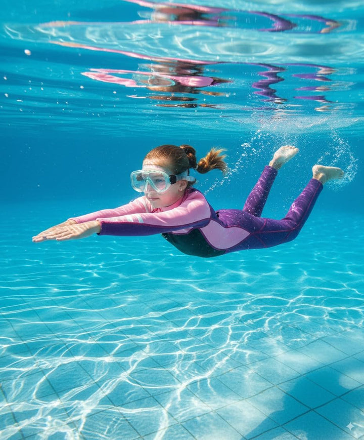 Gogokids Kinder Neoprenanzüge - Jungen Mädchen Rash Guard Einteiler Thermische Badeanzüge 2.5mm Neop