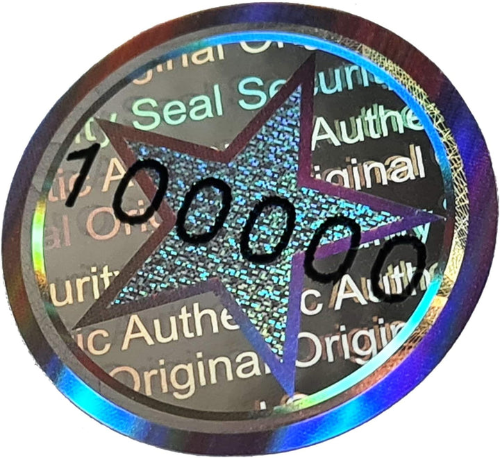 440 Stk - 3D Hologramm-Siegel 20mm silber glänzend - Sicherheitssiegel, Siegel Aufkleber, Garantiesi