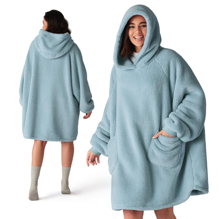 BEDSURE Hoodie Decke mit Ärmeln Deckenpullover - Tragbare Decke zum Anziehen als Geschenke für Fraue