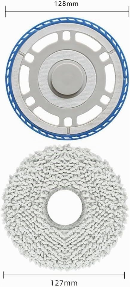 Raheem Mopphalterung &amp; Wischmodul 4er Pack Kompatibel mit ECOVACS Deebot T30 / T50 / N30 Roboterstau