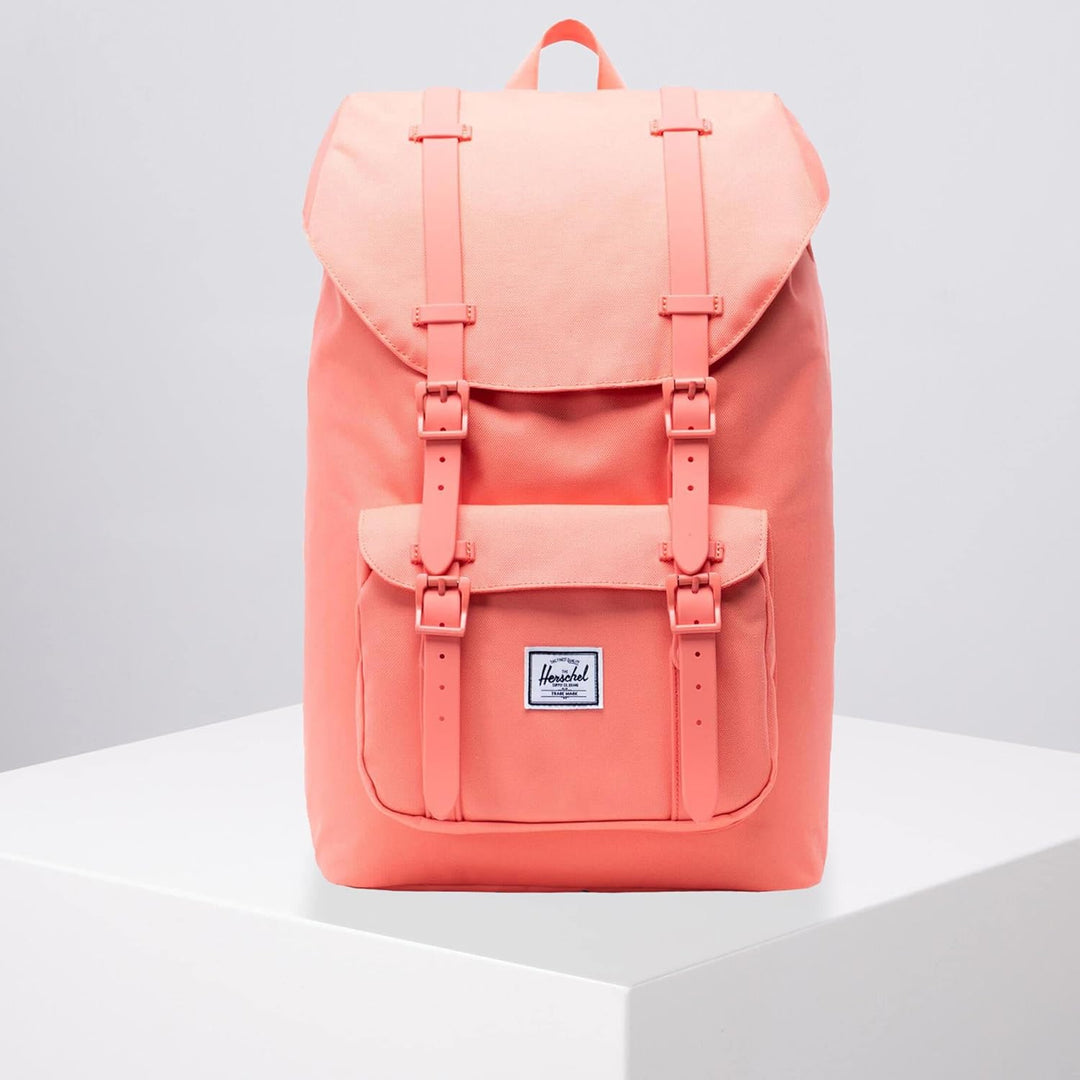 Herschel Little America Rucksack, Frischer Lachs/Gummi (Pink) - 10020-02728-OS Frischer Lachs / Gumm