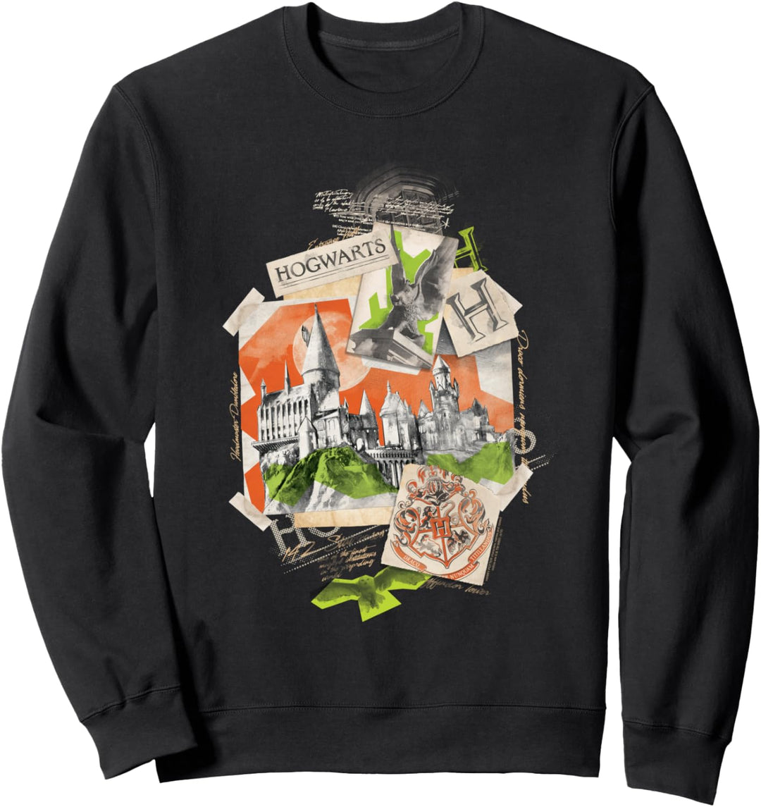 Harry Potter Hogwarts Scrapbook Collage Sweatshirt