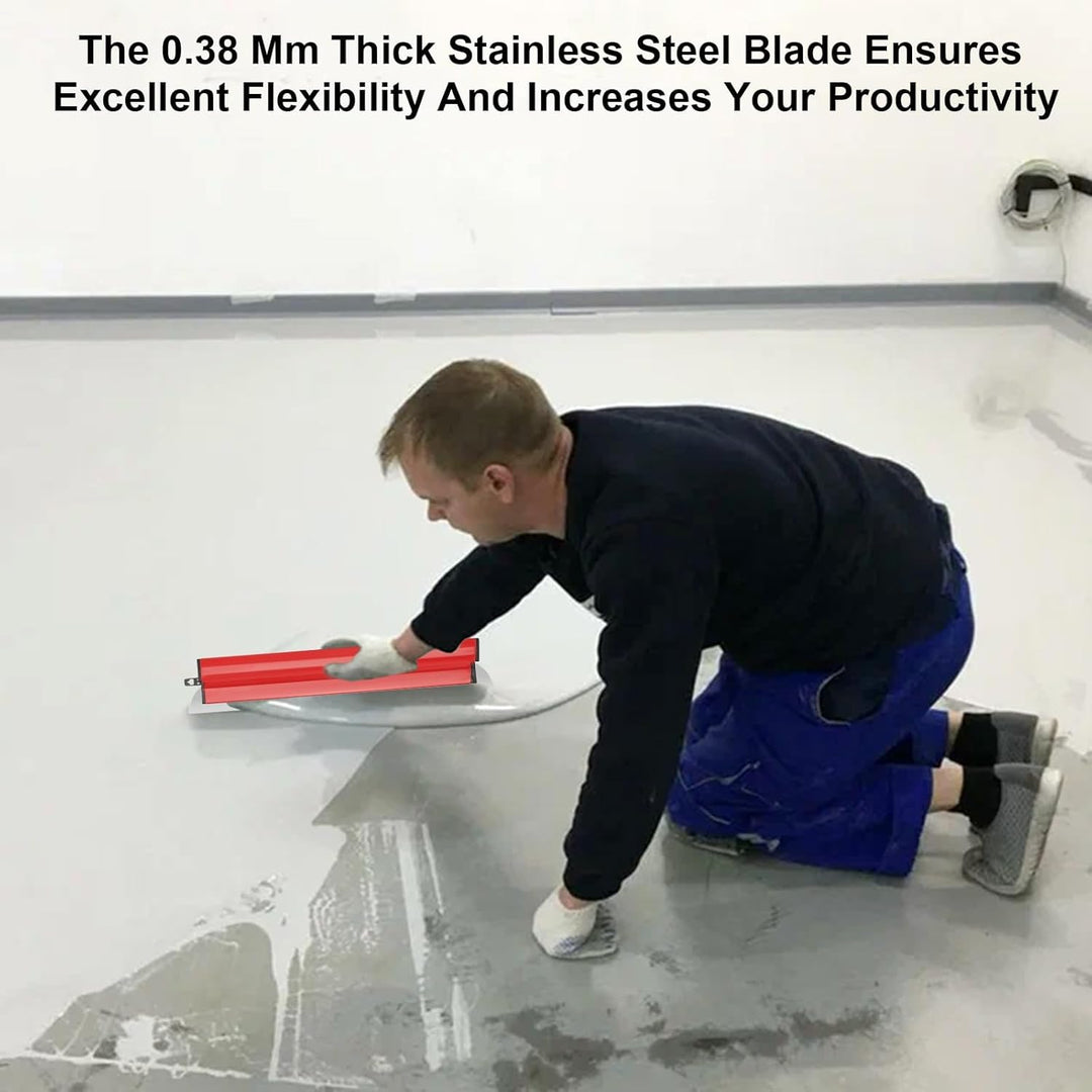 40CM Flächenspachtel, Flächenspachtel Profi Rostfrei Edelstahl Flexible Skimming Blades, Edelstahlkl