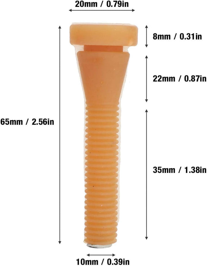 Kuuleyn 96pcs Rupffinger Chicken Plucker Fingers, Feather Plucking Fingers für Duck Turkey Goose Fea