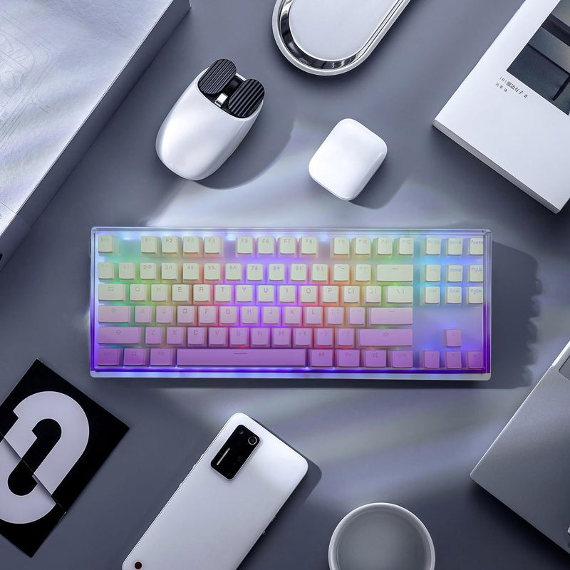 Geekria Tenkeyless TKL Tastatur-Staubschutz, transparente Acryl-Tastaturabdeckung für 80% kompakte m