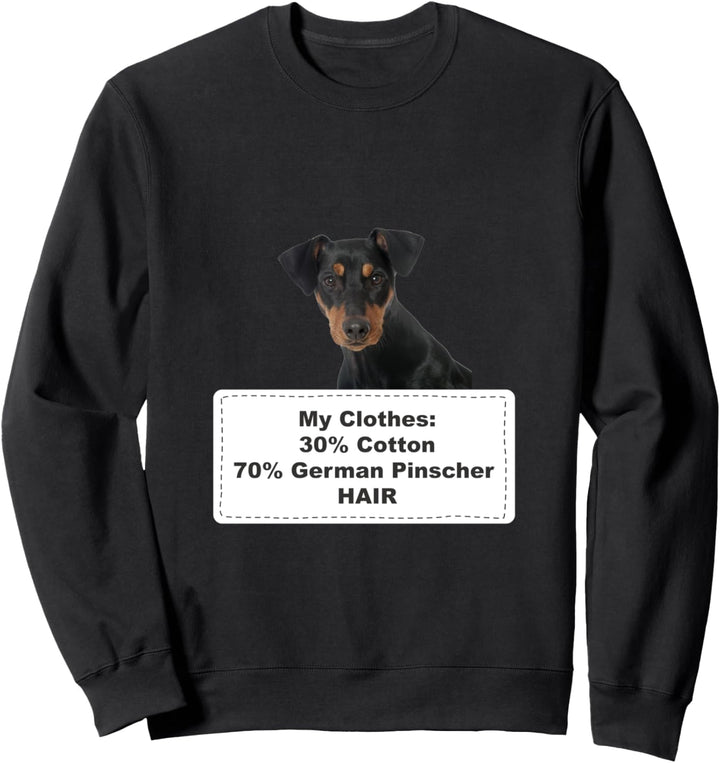 Funny Shedding Dog German Pinscher Sweatshirt