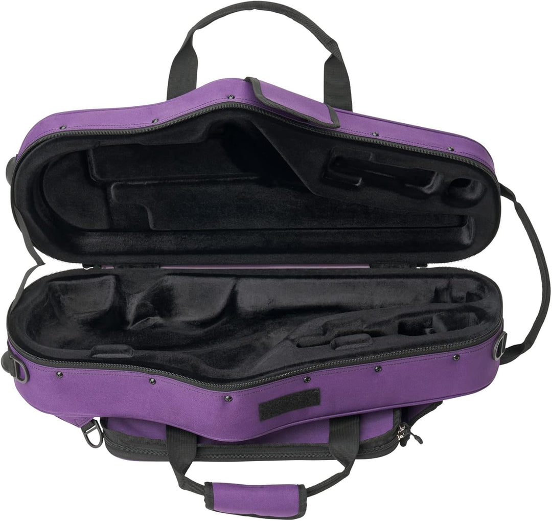 ProTec Max MX304CTPR Altsaxophonkoffer, Lila Schlankes Profil violett, Schlankes Profil violett