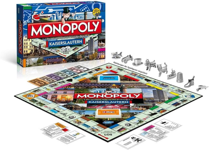 Winning Moves - Monopoly Kaiserslautern Stadt Edition - Das berühmte Spiel um den grossen Deal!