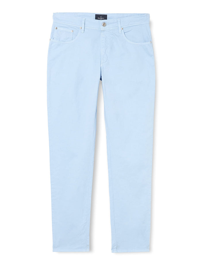 Hackett London Herren Core Trinity Casual Pants 28W / 34L Blue (Chambry Blu), 28W / 34L Blue (Chambr