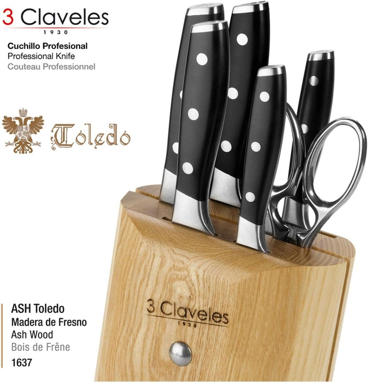3 Claveles Toledo-Santokumesser 18 cm One Size Santoku, One Size Santoku