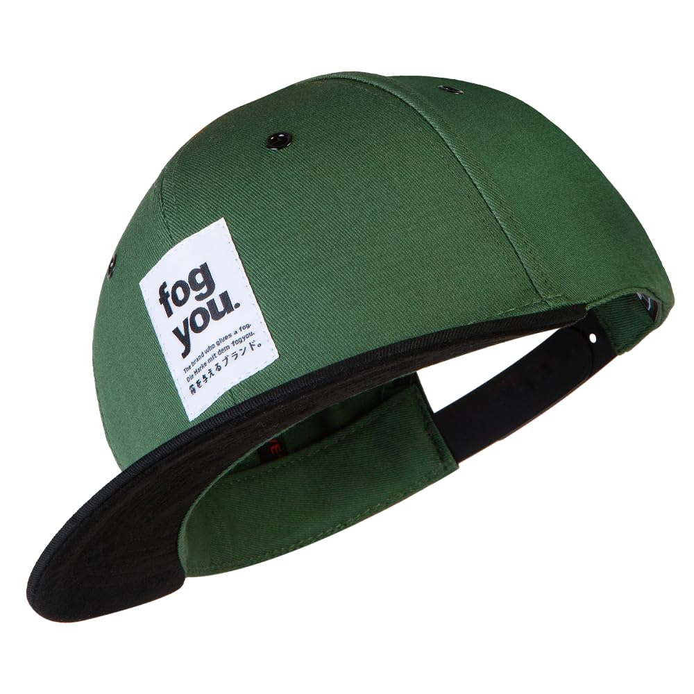 Nebelkind Chave Snapback olivgrün schwarz Fog You OneSize Unisex