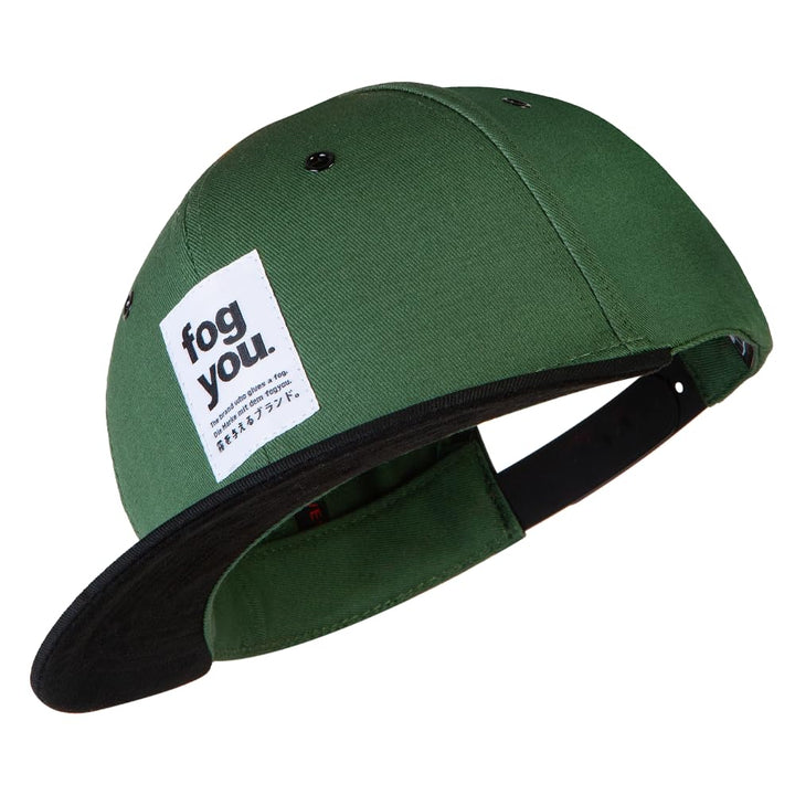 Nebelkind Chave Snapback olivgrün schwarz Fog You OneSize Unisex