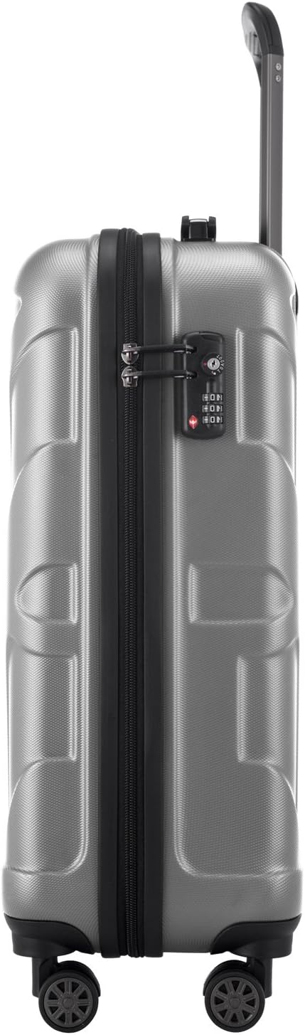 suitline - Handgepäck Hartschalen-Koffer Koffer Trolley Rollkoffer Reisekoffer, TSA, 55 cm, ca. 34 L