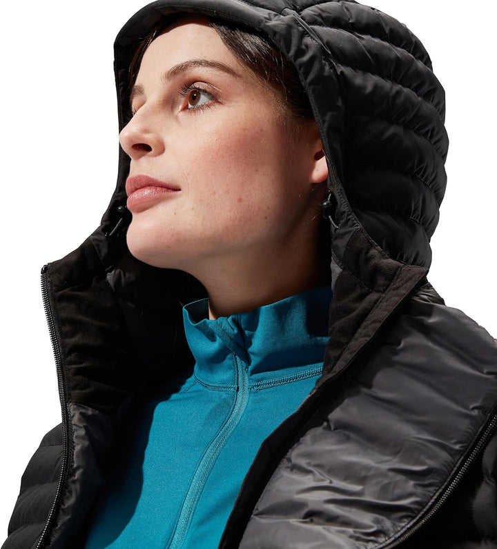 Berghaus Damen Nula Hooded Maternity 2in1 Jacket 36 Schwarz, 36 Schwarz